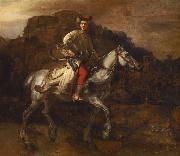 REMBRANDT Harmenszoon van Rijn The Polish rider (mk33) oil on canvas